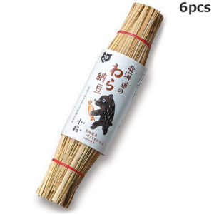 6-pack Kuma Natto, Small Grains, Straw, Produced in Hokkaido, Fermented soybean, Food ms-0018