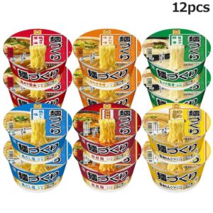 12 pieces of ramen, instant noodles, soy sauce, pork bone, miso, salt, assorted, ms-0021