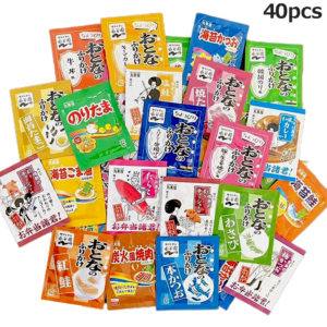 40 pieces Furikake, individually wrapped, individually packed, bento, egg furikake, salmon furikake, Japanese food, ms-0030