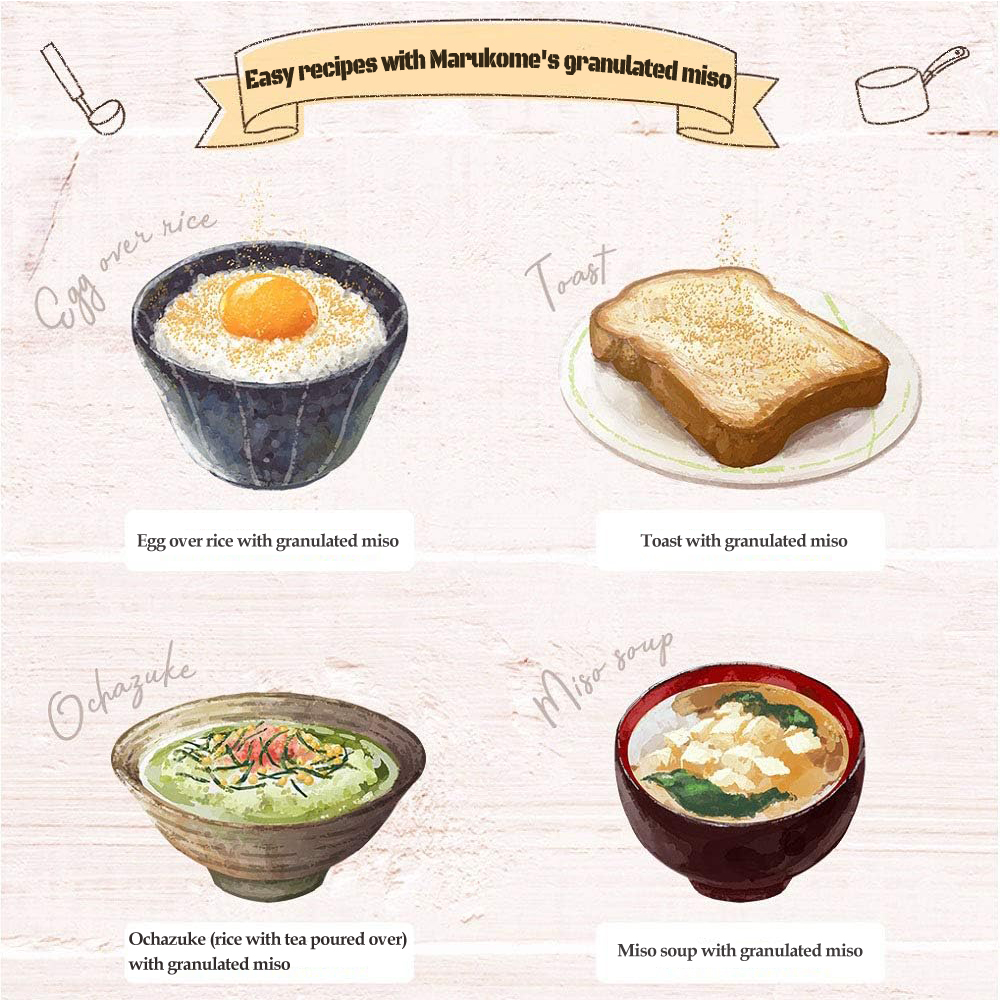 3-Pack Marukome Freeze-Dried Granulated Miso 200g - Authentic Taste of Traditional Japanese Restaurants - Instant Miso Soup - Retort Pouch for Quick Preparation - Ideal for Emergency Stockpiling and Food Storage. ms-0016 - Image 4