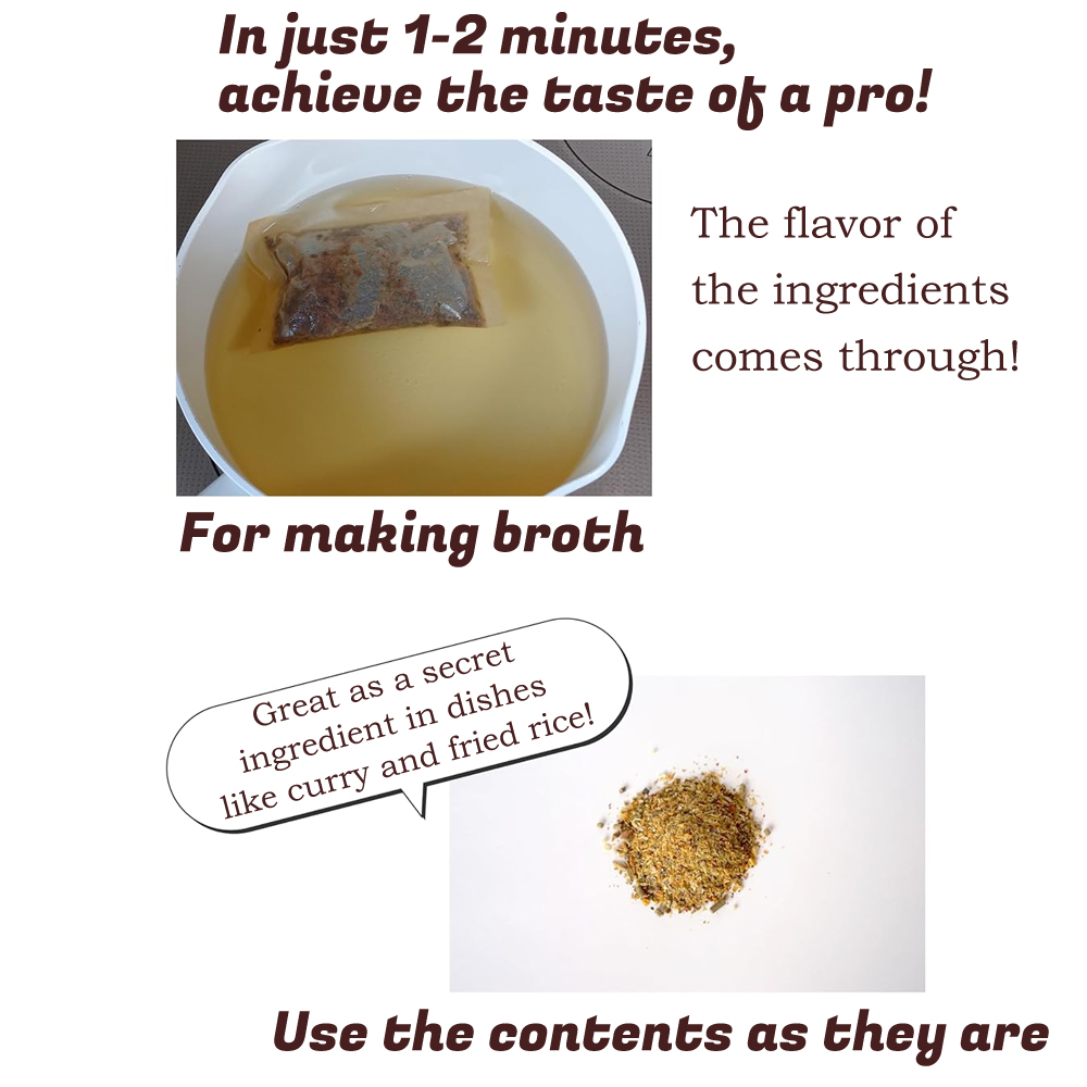 2 packs, 40 pieces each, Umami Dashi, Dashi Pack, Granulated Dashi, Miso Soup, Seasoning, Retort, Instant, Stock, Food for Storage ms-0017 - Image 6